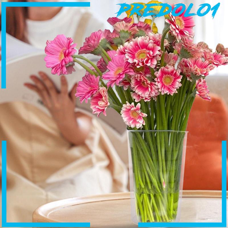 [Predolo1] Acrylic Vase Flowers Classy Vas Bunga Bening Untuk Festival Liburan Desktop