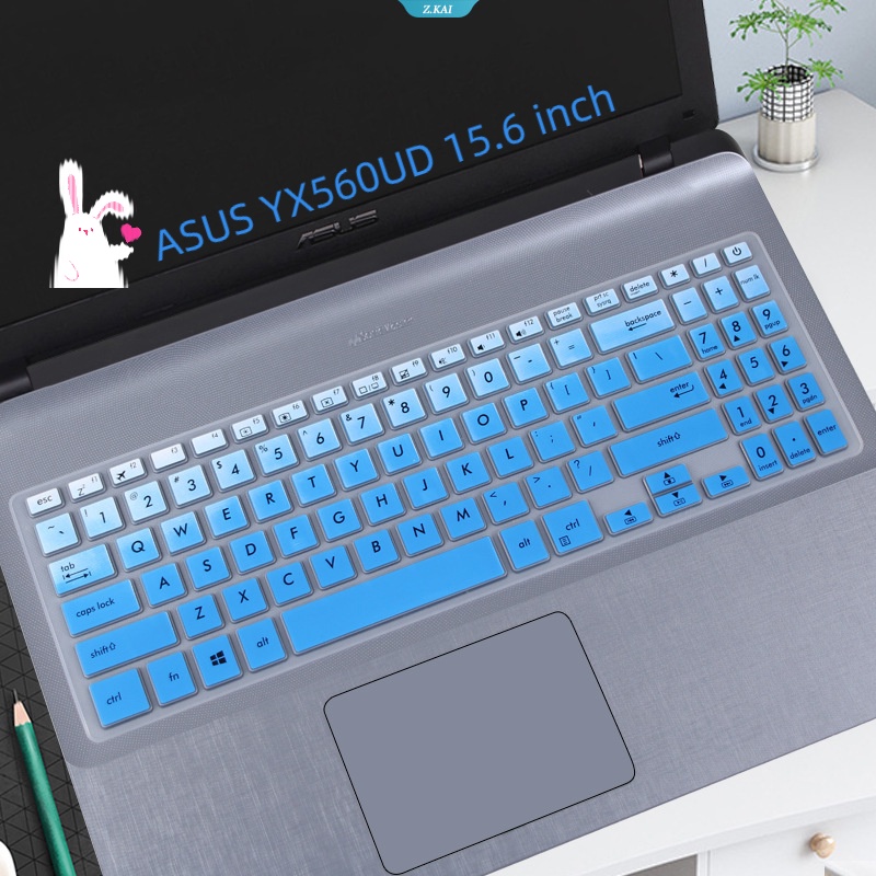 Cover Keyboard Komputer Untuk Model ASUS YX560UD 15.6 Inch2 Silikon Pelindung Anti Air Full Coverage [ZK]