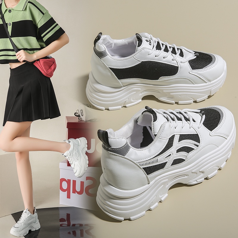 Favorite &quot; FREE BOX&quot; (Size 37 - 41) Jiyoung Sepatu Sneakers Wanita Trendy Kasual Fashion Korea Import 9208