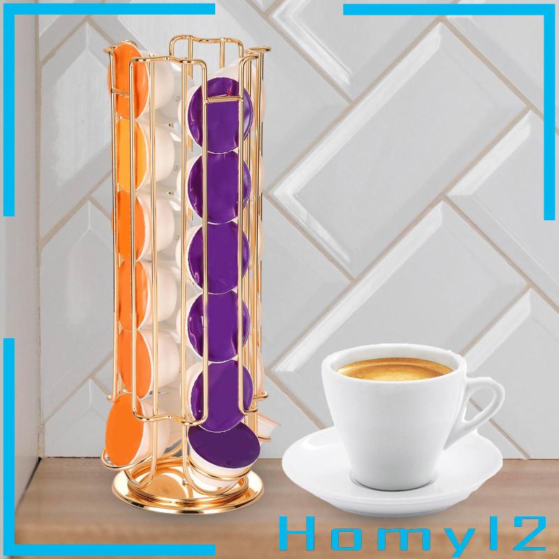 [HOMYL2] Kapsul Storage Organiser Besi Hemat Ruang Anti Gores Rotating Wire Rack