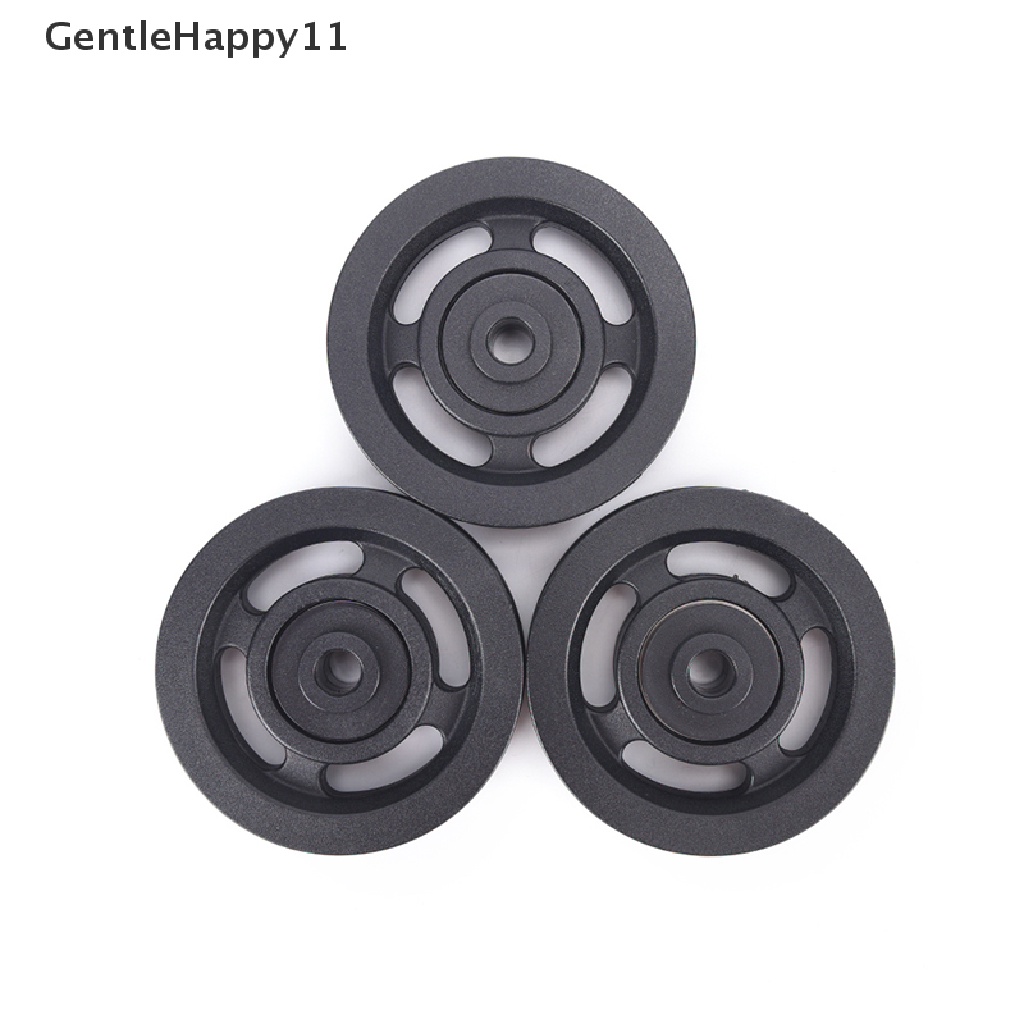 Gentlehappy 90mm black bearing pulley wheel Kabel Peralatan gym part wearproof id