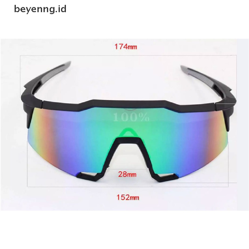 Beyen Kacamata Hitam Sport Goggles Sunglasses Untuk Bersepeda Gunung100% UV Protection ID