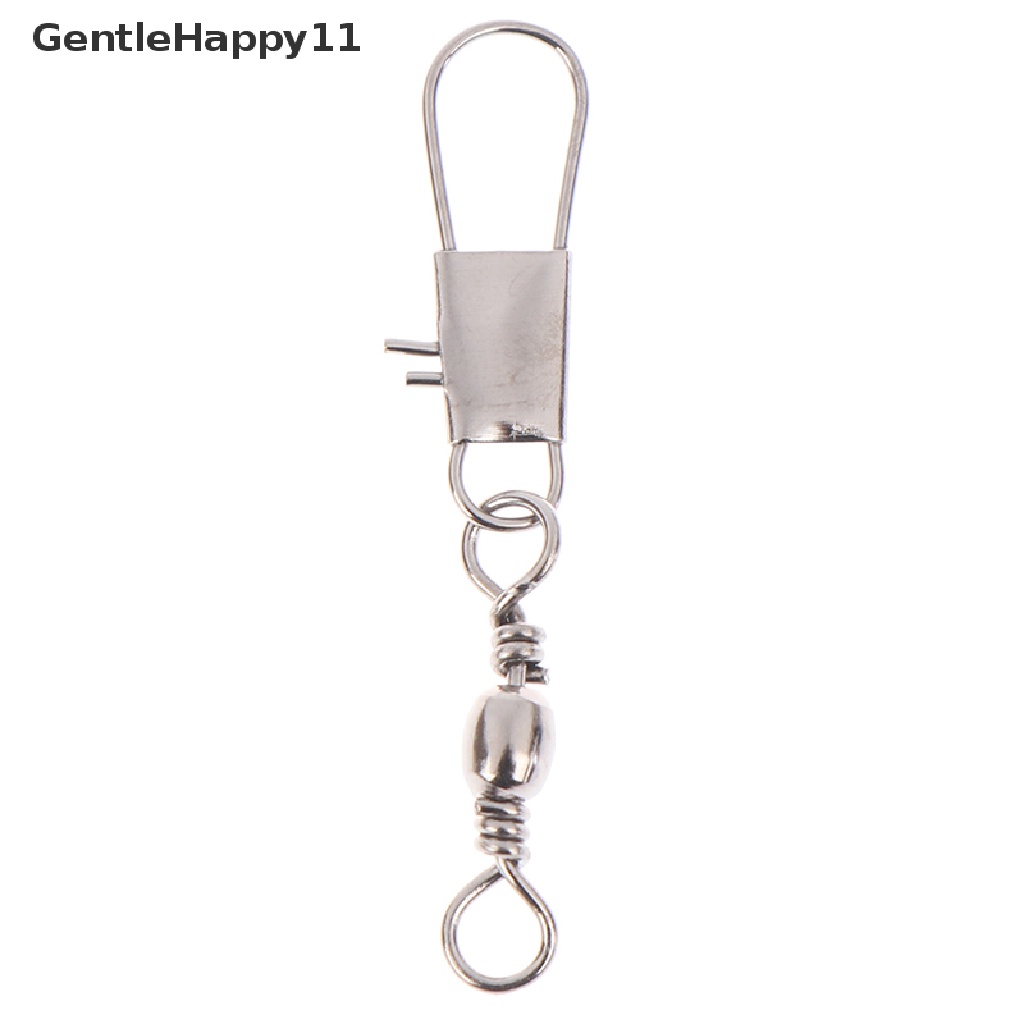 Gentlehappy Barrel swivels rings Konektor Pancing Dengan interlock fishing lure id