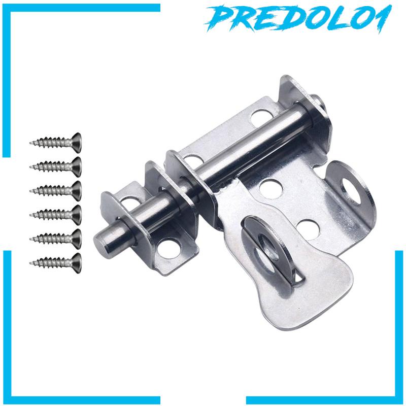 [Predolo1] Barrel Bolt Dengan Lubang Gembok Tebal Tahan Karat Untuk Pintu Gudang Taman