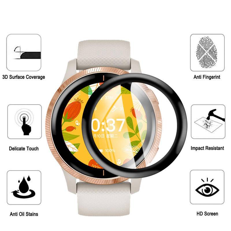 3d Curved Soft Edge Protective Film Smartwatch Full Cover Untuk Garmin Forerunner 158 245 45s 255s 255 955 Pelindung Layar