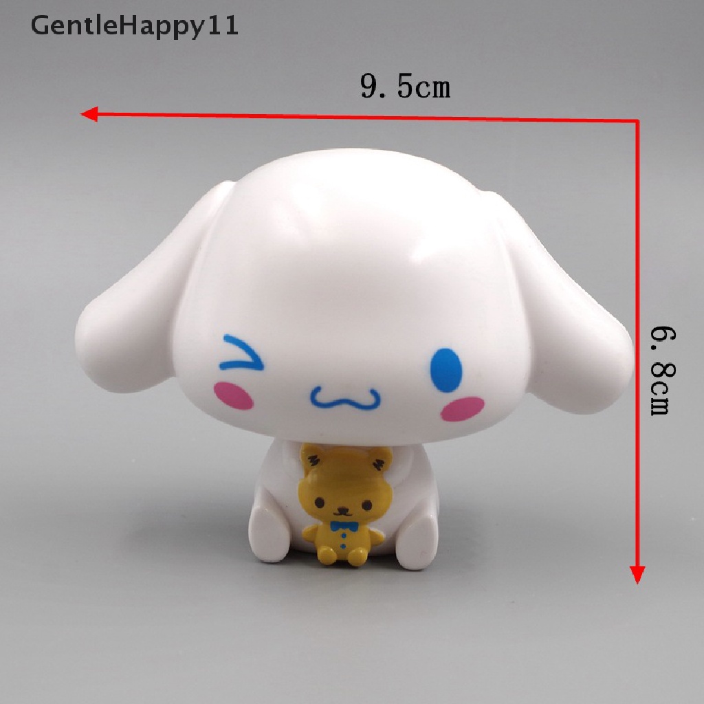 Gentlehappy Kawaii Sanrio Anime Figure Cinnamoroll Pachacco Kuromi Boneka Hello Kitty Figure id