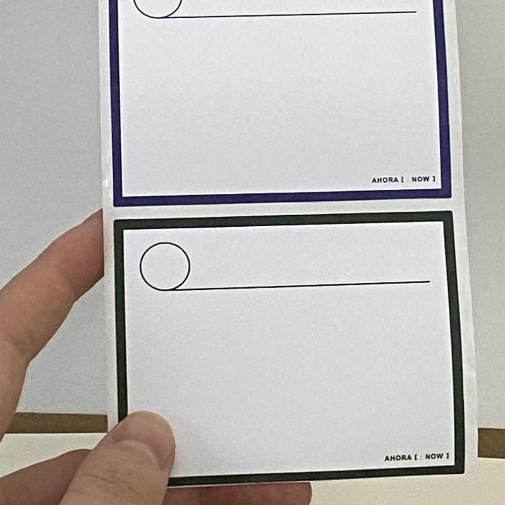 [Elegan] Memo Pad Removable Simple Keypoints Marker DIY Dekorasi Alat Tulis Siswa Diary Planner Stiker Perlengkapan Kantor Sekolah Sticky Bookmark Label Perekat