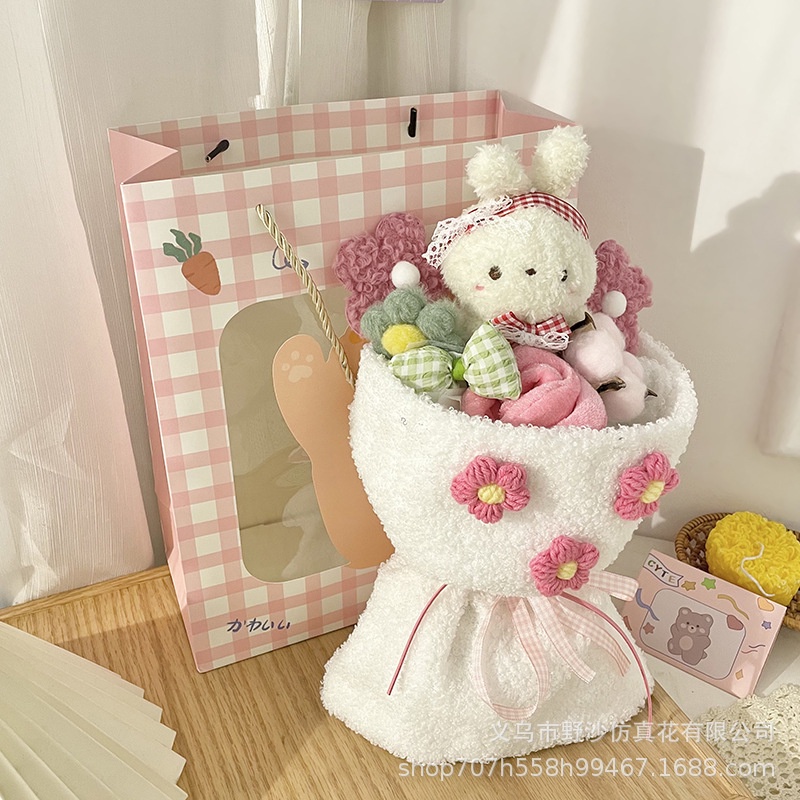 Buket Boneka Kartun cinnamoroll stuffed bear flower Hadiah Ulang Tahun Hari Valentine