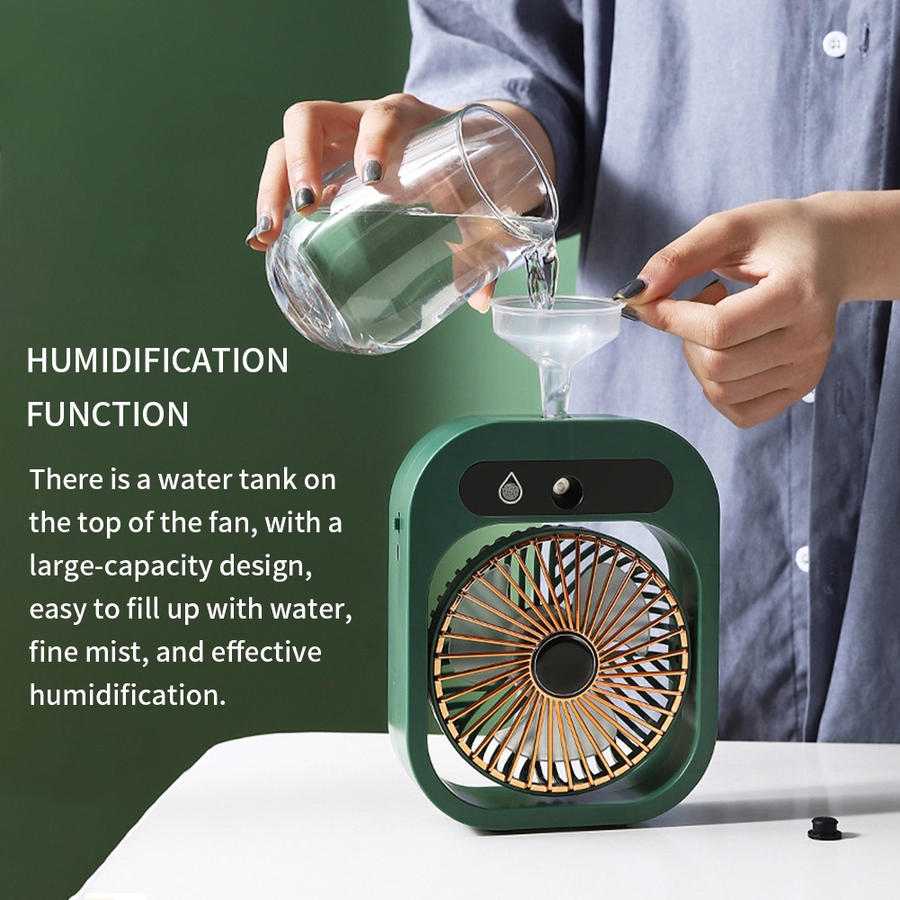 Desktop Fan Gift Summer Misting Office Dengan Humidifier Mini Portable Air Cooler