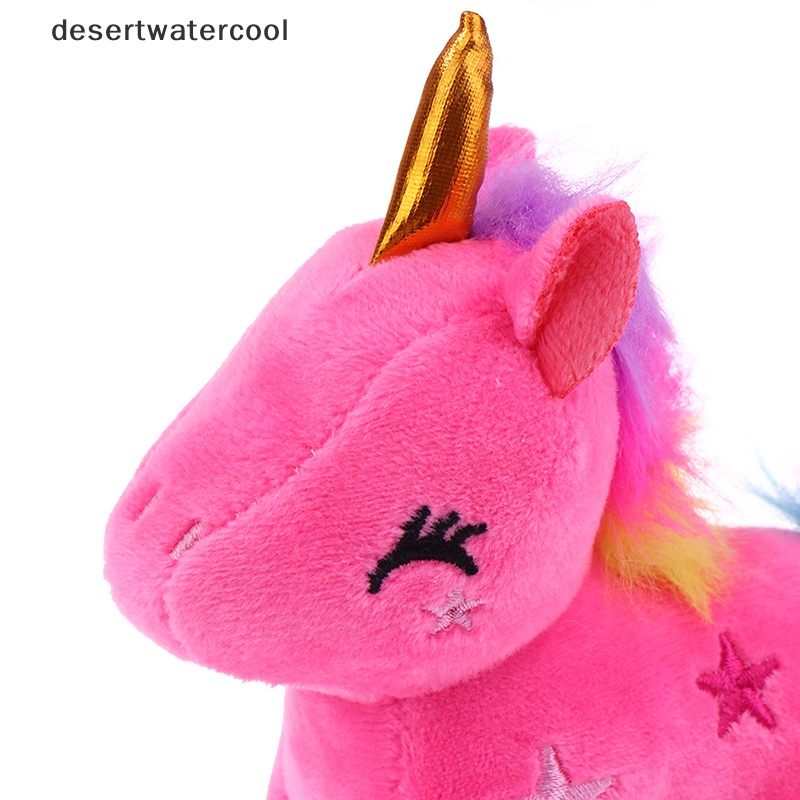 Deid Kartun Unicorn Lembut Mewah Boneka Mainan Gantungan Kunci Liontin Tas Dekorasi Anak Hadiah Martijn