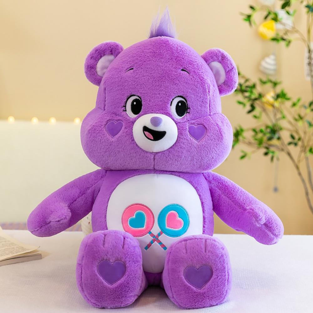 Timekey 1 Pc Baru Kawaii Bear Plush Toy Doll Rainbow Anime Mainan Anak Kartun Plush Bear Surprise Mainan Untuk Ulang Tahun Natal H9V5