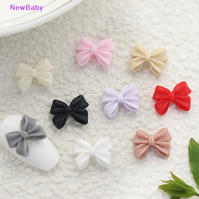 Newbaby Penjualan Panas Busur Simpul Nail Art Dekorasi Berlian Imitasi Manikur Aksesoris Alat ID