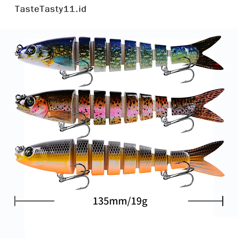 Tastetasty 13.5CM 19G Wobblers Tenggelam Umpan Pancing Umpan Keras Buatan Multi Jointed.