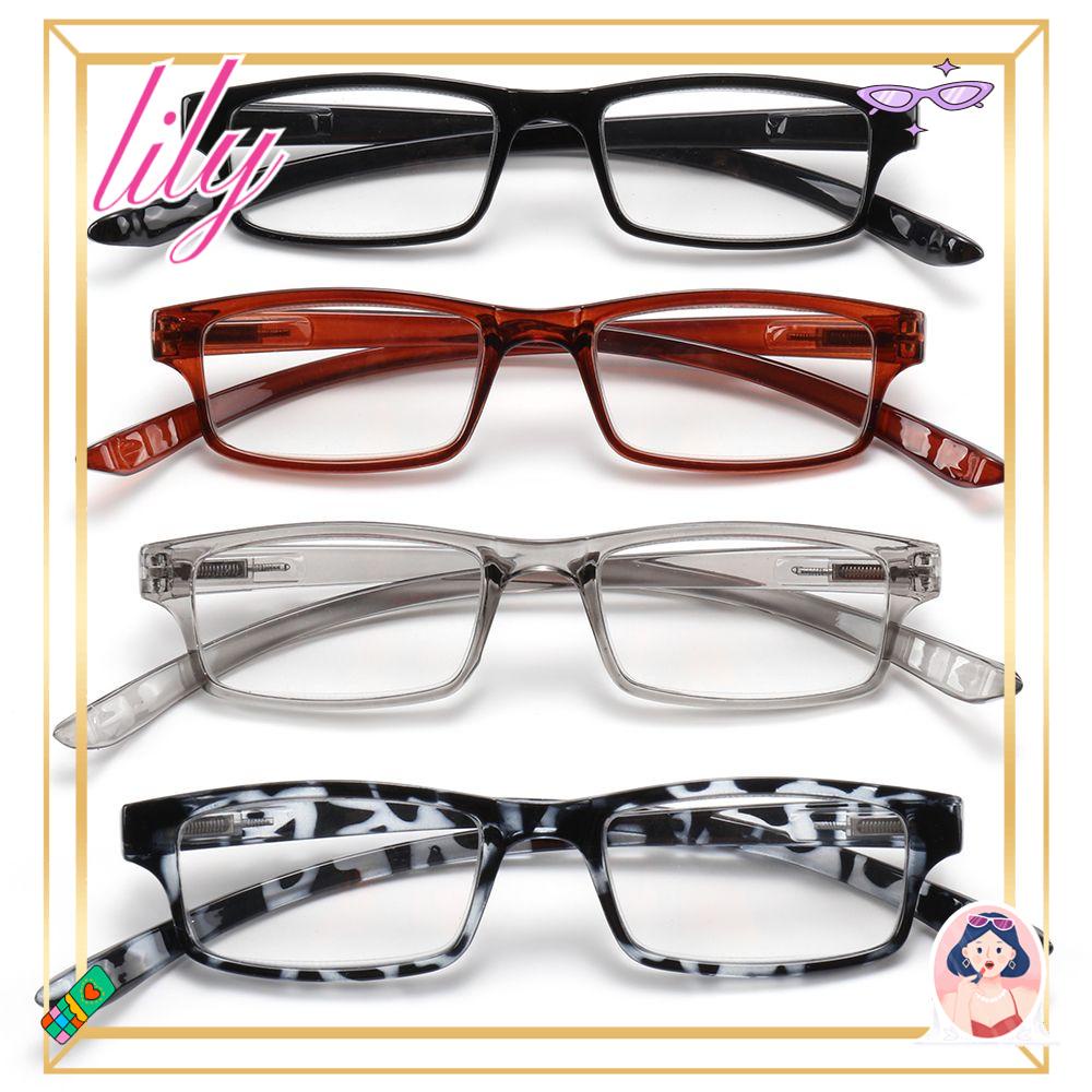 Lily Kacamata Baca Pria Ringan Ultra Light Resin Eyeglasses