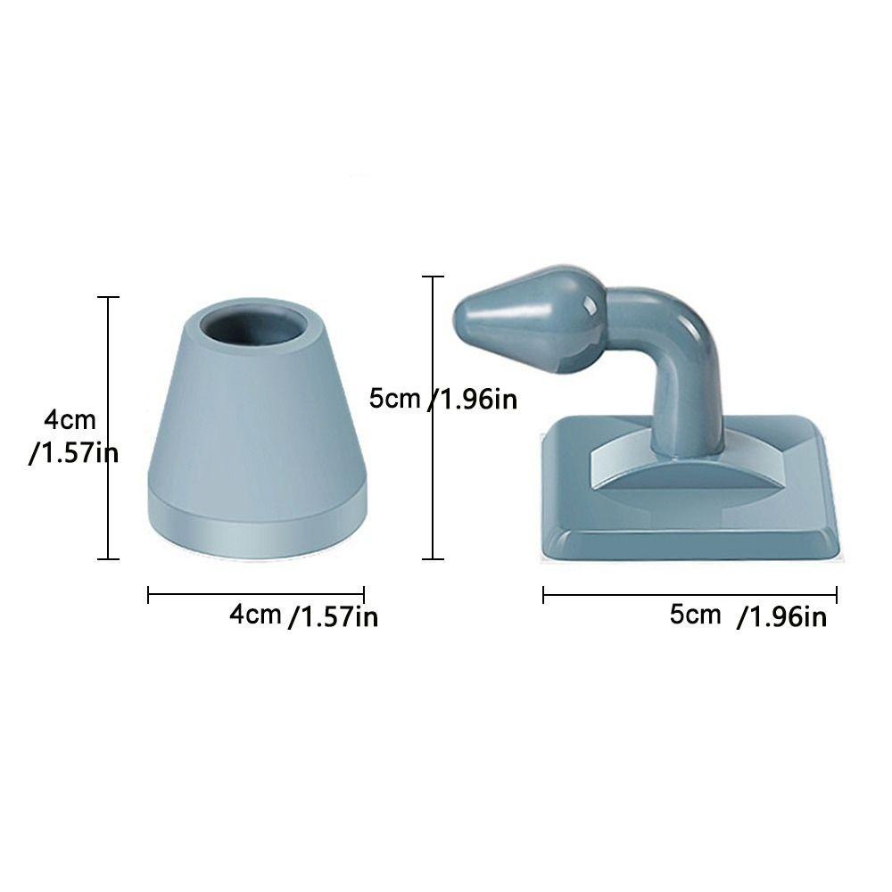 【 ELEGANT 】 Door Stopper Touch Mute Resistance Door Stop Colokan Pintu Gigi Gerbang Anti Bentur