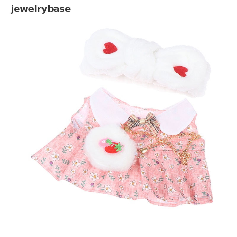 [jewelrybase] 30 cm Aksesoris Boneka Cafe Bebek Anjing Dengan Baju Mainan Mewah Kartun Boneka Kain Butik