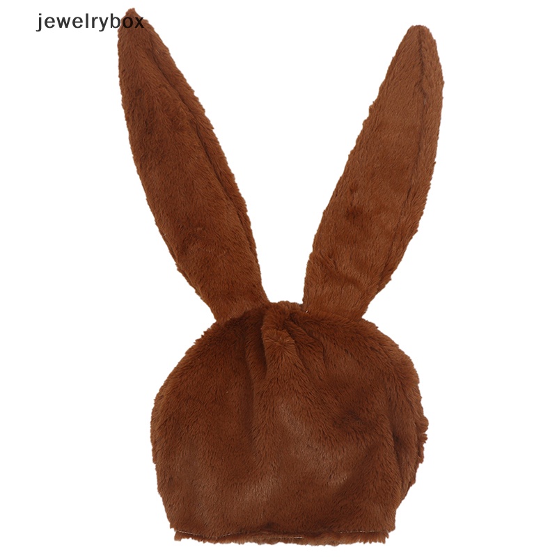 [jewelrybox] Topi Gadis Lucu Plush Rabbit Bunny Ears Hat Earflap Cap Head Warmer Perlengkapan Foto Butik
