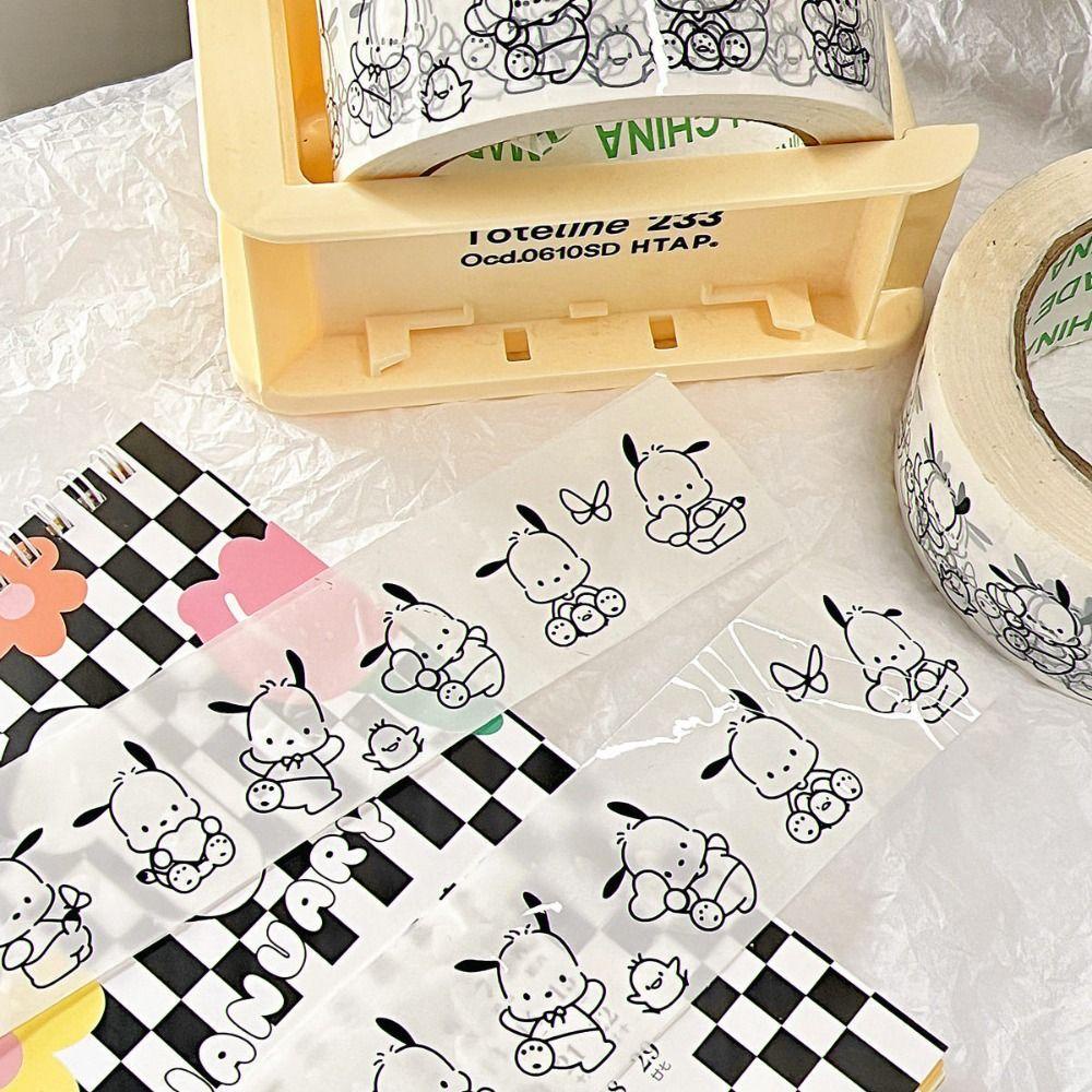 Mxbeauty Express Box Packing Tape Lucu KT Kucing Snoopy Kekuatan Tinggi Pochacco High Viscosity Letter Sealing Tape