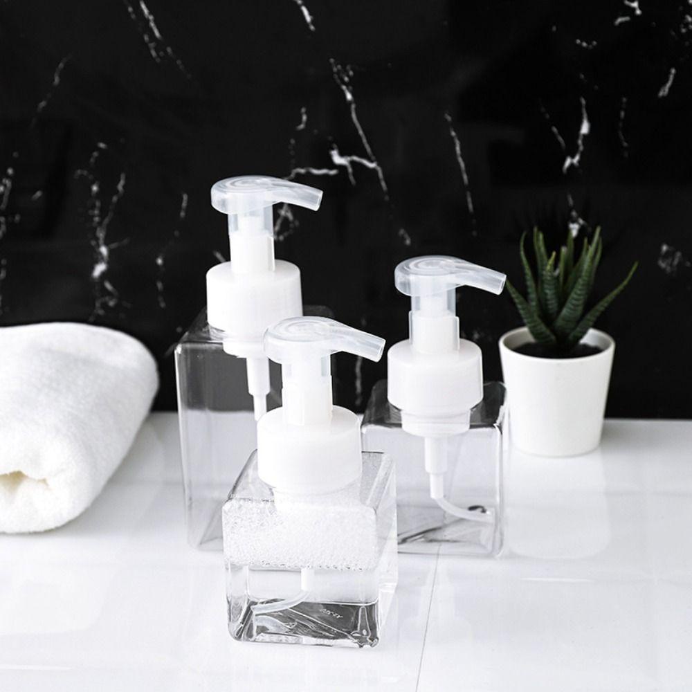 Agustina Foam Pump Bottle Portable 250/450ml Tekan Lotion Kamar Mandi Shower Shampoo Botol Hand Sanitizer Pembersih Wajah Foamer Refillable Bottle