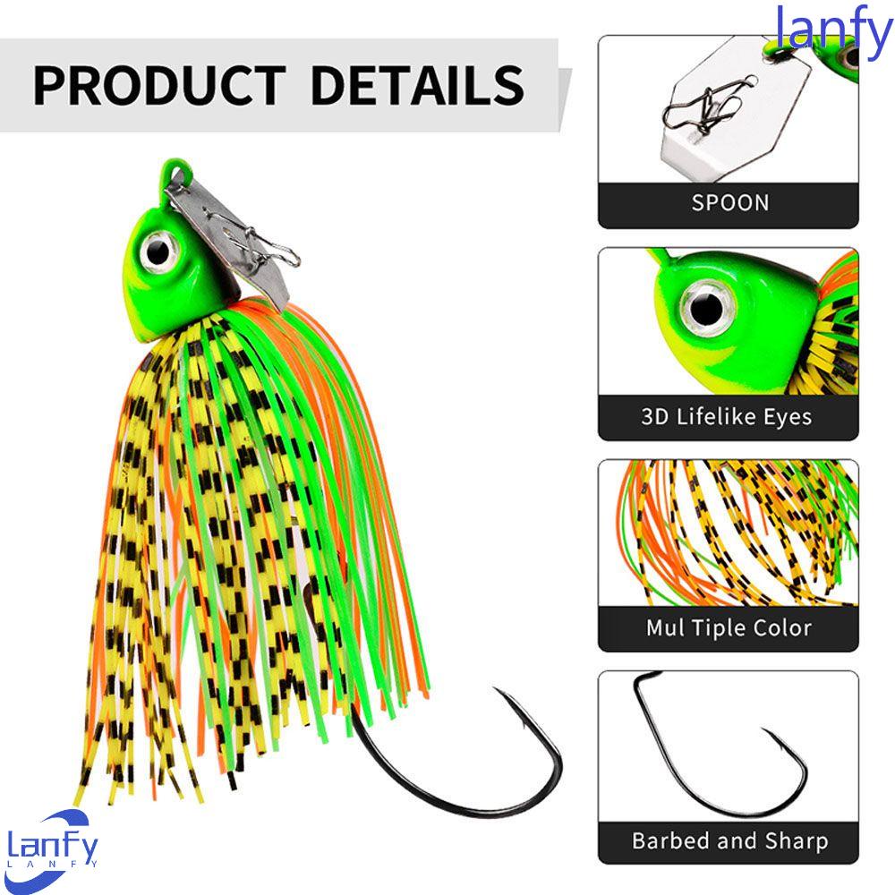 Lanfy Umpan Pancing Umpan Spinner Aksesoris Pancing Lure Spinner Alat Pancing
