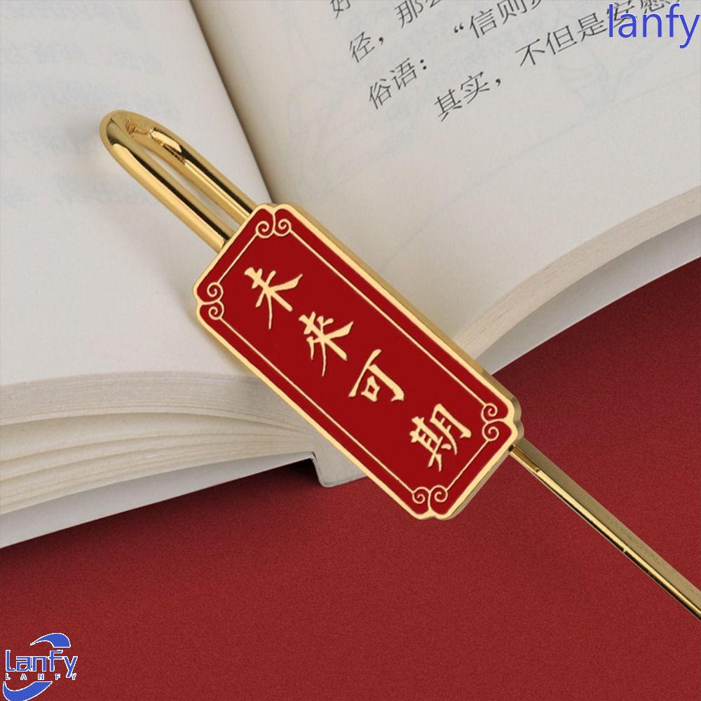 Lanfy Metal Bookmark Kreatif Gaya Cina Kantor Siswa Sekolah Hadiah Wisuda Penanda Pagination