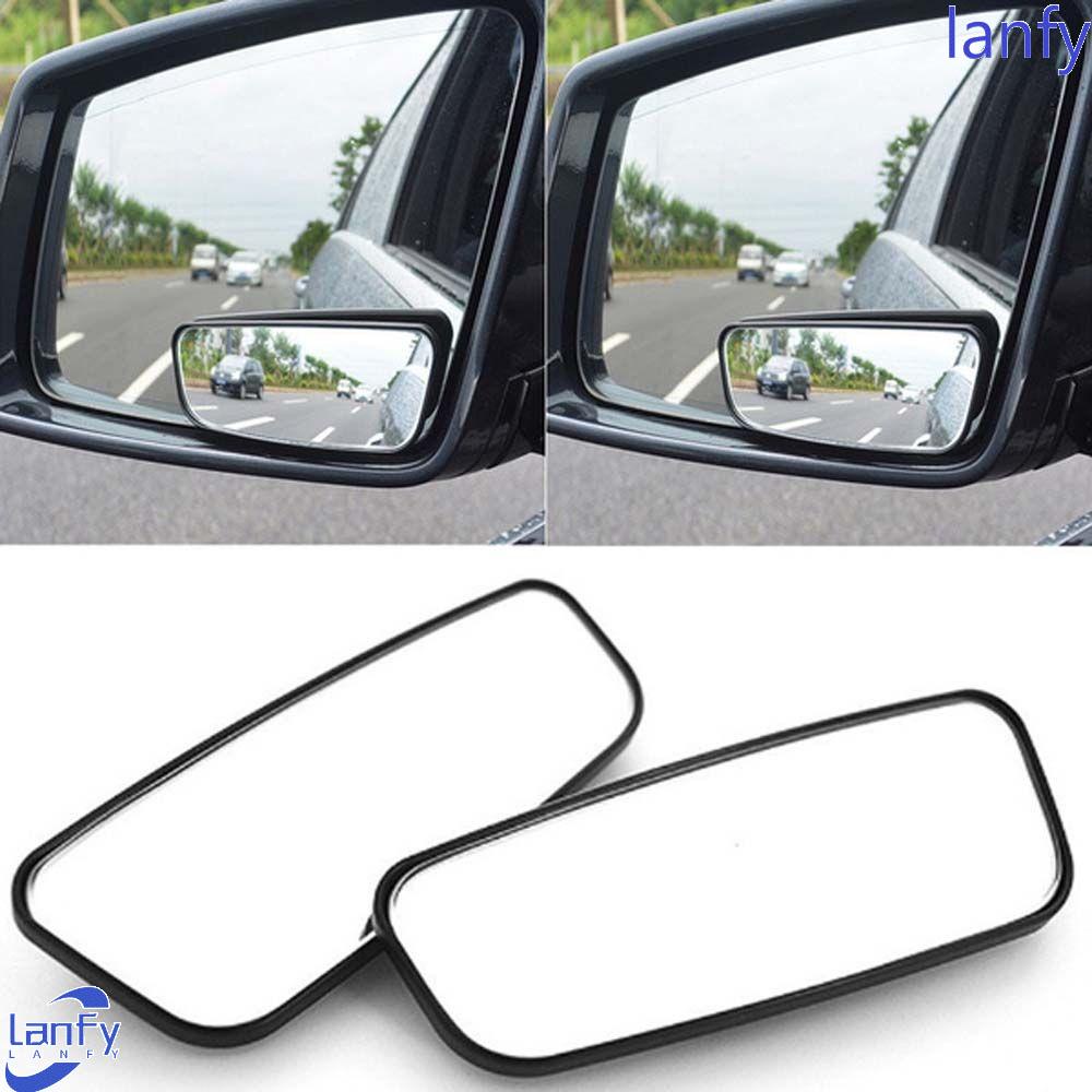 Lanfy Mobil Bolak Balik Cermin Bantu Aksesoris Mobil Universal Kaca Spion Cembung Mobil 360derajat Wide Angle Mirror