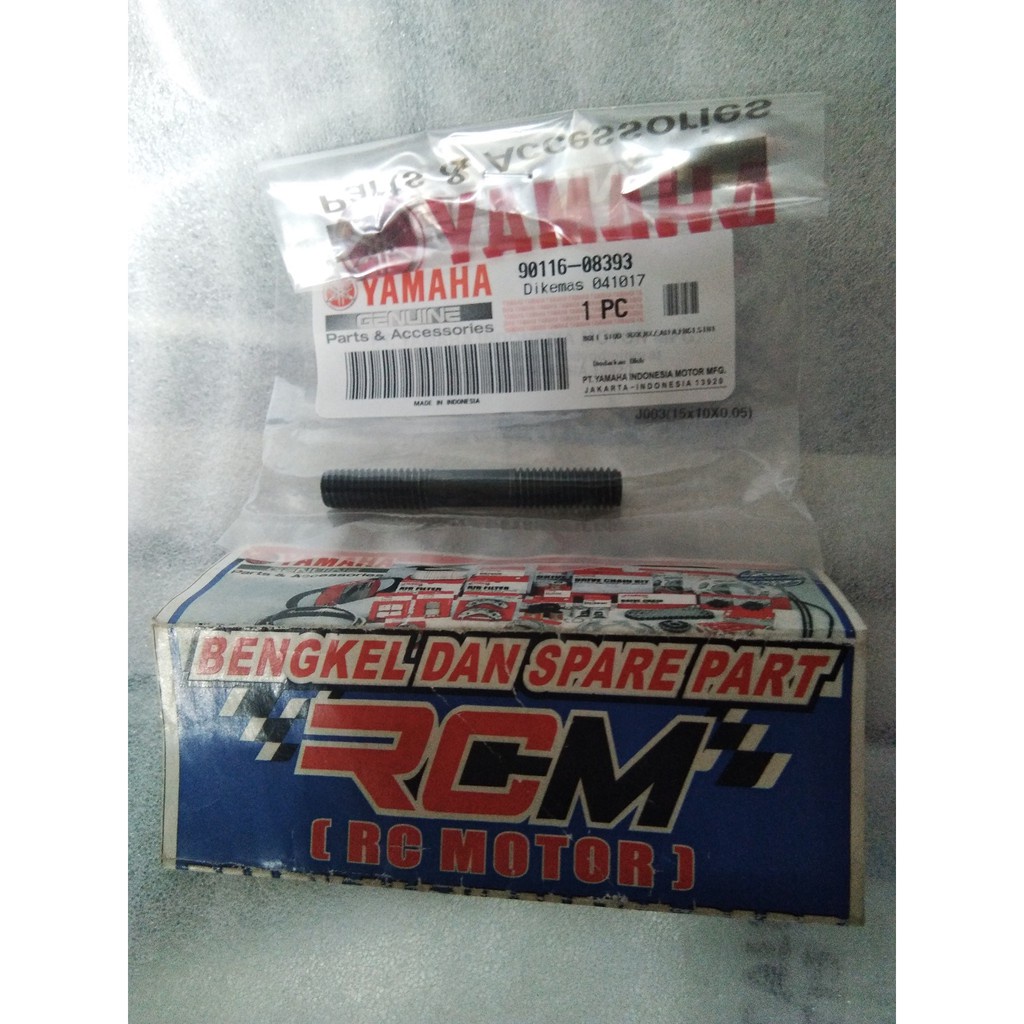 90116-08393 BOLT STUD BAUT TANAM BLOK BLOCK FIZ R RX KING FORCE1 ALFA HARGA PERBIHJI ORI ORIGINAL YA