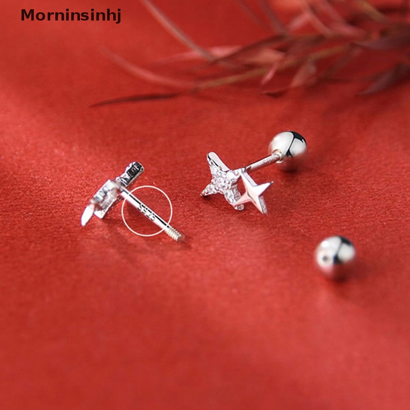 Mornin 1pasang Fashion Bintang Zirkon Ear Studs Earrings Untuk Wanita Tulang Rawan Helix Tulang Telinga Kuku Telinga Perhiasan Hadiah id