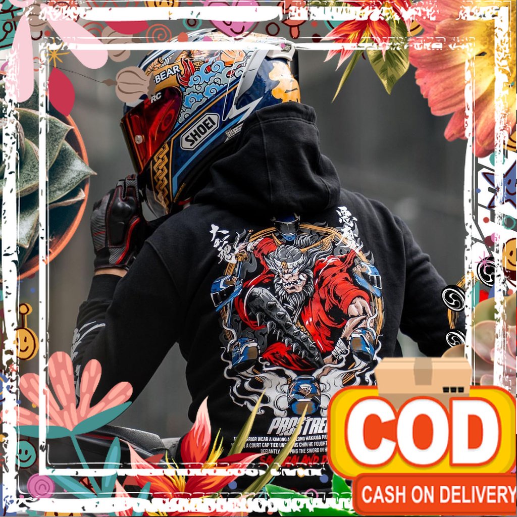 HOODIE PROSTREET GOD MOTEGI-PROSTREET HOODIE SWEATER BLACK NEW - JAKET HOODIE PROSTREET PREMIUM / JA