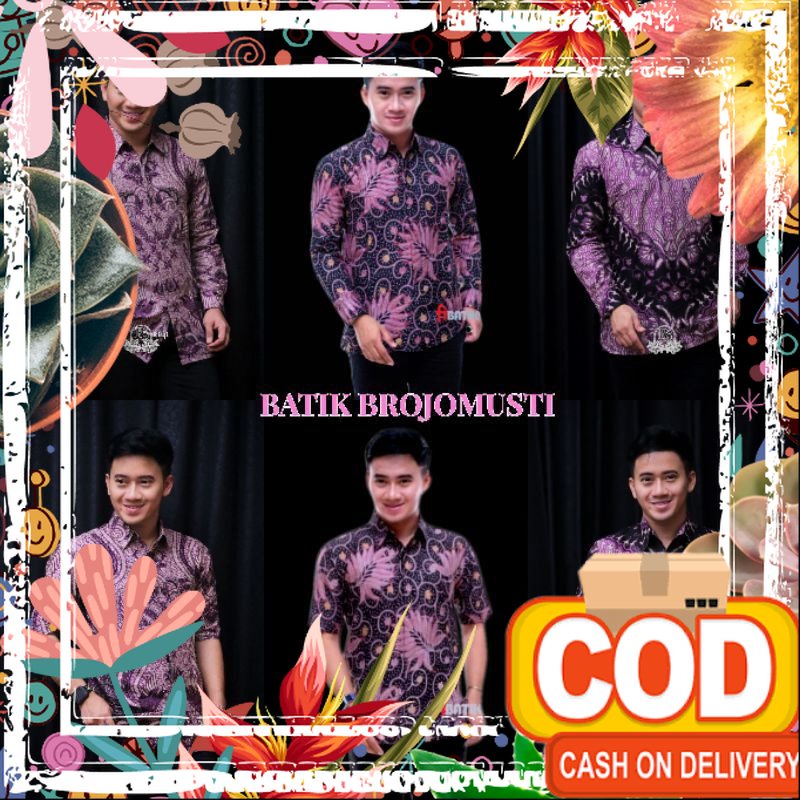 COD - Batik couple ayah anak laki-laki kekinian motif daun petir hitam - Bisa pisah./ Keren 2