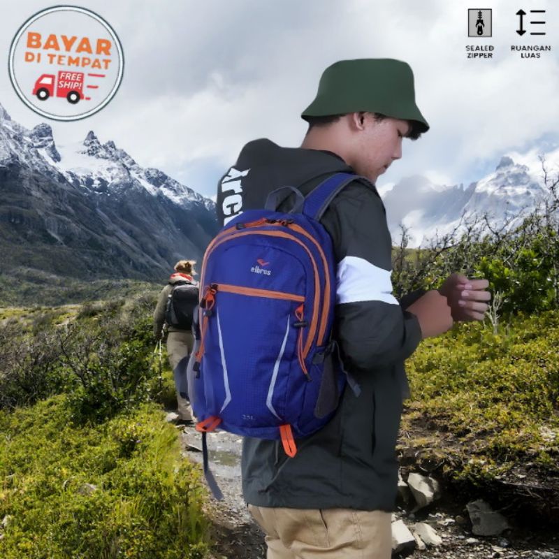 Tas Ransel Pria Adventure Hiking Tas Ransel Pria Outhdoor Original Elbrus