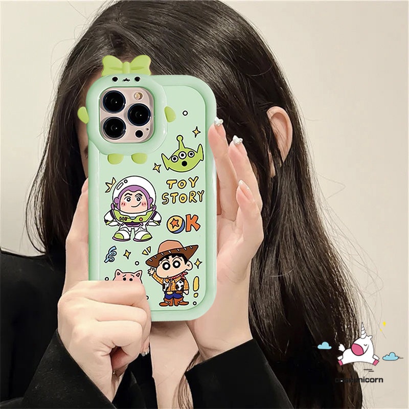 Casing Untuk Redmi A1 9 10 10A 10C 9T A1+9C 9A Redmi Note9 8 10s 11s 11 Pro+10 Pro POCO M3 X3 Pro NFC Mi 11 Lite Simpul 3D Lucu Lensa Monster Kecil Kartun Toy Story Sarung Soft Case