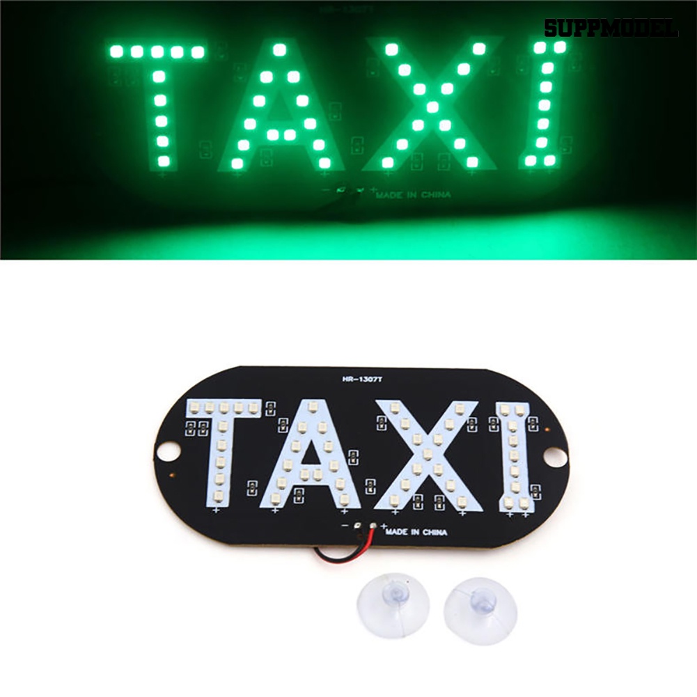 [SM Otomatis] Taksi Cab Kaca Depan Windshield Sign Lampu LED Mobil Kecerahan Tinggi Lampu Bohlam