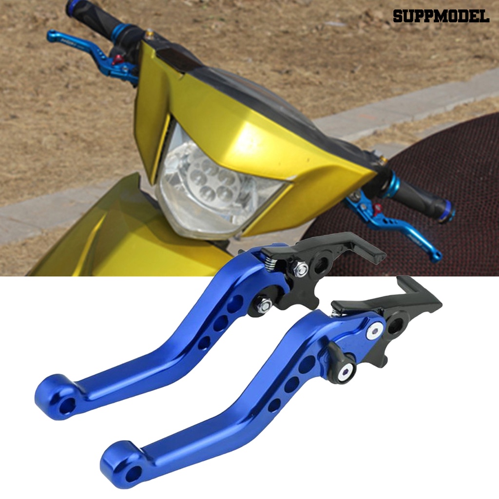 [SM Otomatis] 1pasang Tuas Rem Motor Adjustable Anti Karat Modifikasi Tugas Berat Kekuatan Tinggi Tuas Rem Motor Pasokan Motor