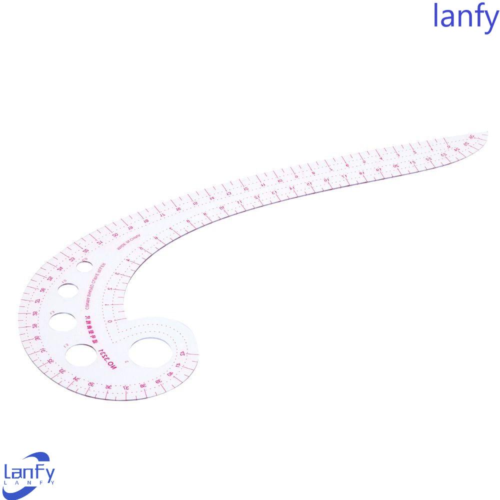 Lanfy Curve Ruler Multifungsi Soft Designer Tailor Koma Shaped Alat Jahit