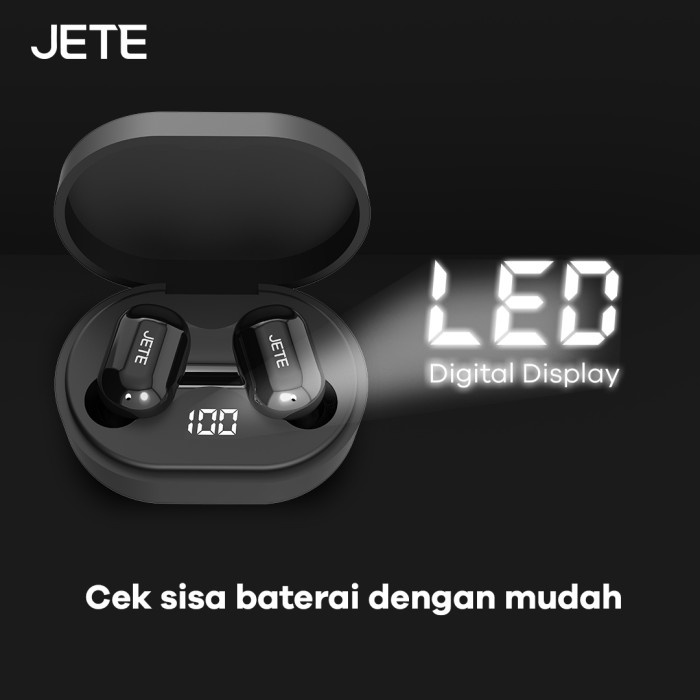 TWS JETE CS2 Wireless | Earphone Bluetooth 5.3 JETE  - Garansi Resmi 2 Tahun