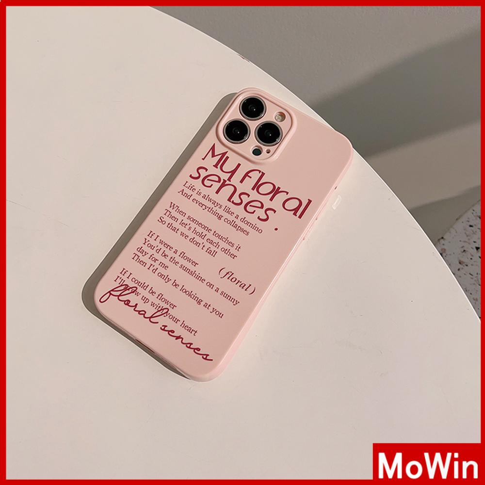 For iPhone 14 Pro Max iPhone Case Cream Glossy Soft Case TPU Shockproof Camera Cover Protection Letters Simple Compatible with iPhone 13 Pro max 12 Pro Max 11 xr xs max 7Plus 8Plus