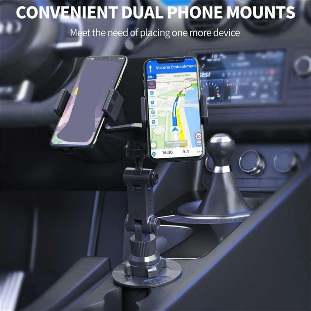 Lanfy Car Phone Holder Driving Journey Phone Aksesoris Mobil Interior Dekorasi Untuk Ponsel 3-7 Inci Stand Ponsel Bracket Ponsel Mobil