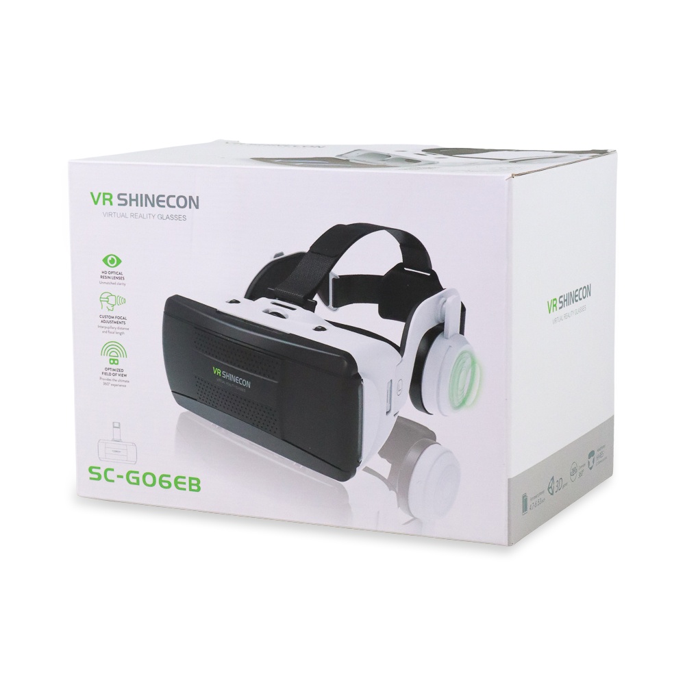 Shinecon VR Box IMAX Giant Screen Virtual Reality Glasses with Headset - SC-G06EB