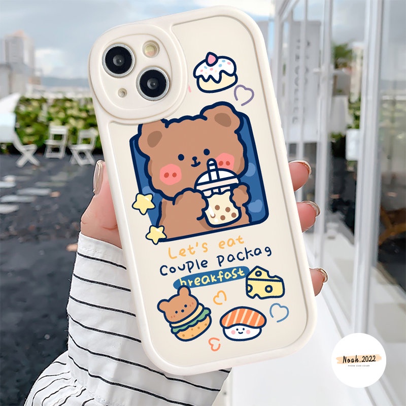 Casing Kue Teh Susu Kelinci Beruang Lucu Untuk Samsung A04 A12 A23 A14 A04s A13 A03s A02s A03 A51 A34 A54 A32 A50s A20s A30s A72 A10s A53 A52s A21s A33 A20 A22 A71 A1 A31 A73 A50 A52