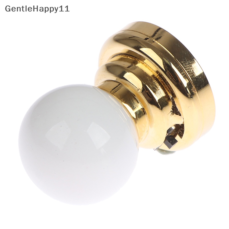 Gentlehappy 1:12rumah Boneka Miniatur Lampu Langit-Langit Lampu Dinding Lampu LED Kamar Dekorasi Outdoor Mainan id