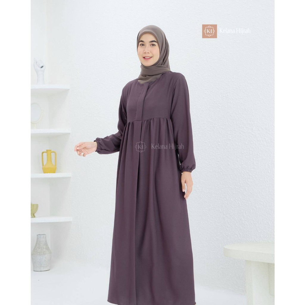 Gamis Dewasa Dress Syar i Kanaya Dress By Kelana Hijrah