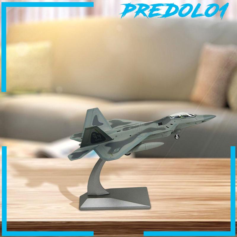 [Predolo1] Pesawat Model Display Fighter F22 Skala1 Untuk Rak TV Cabinet