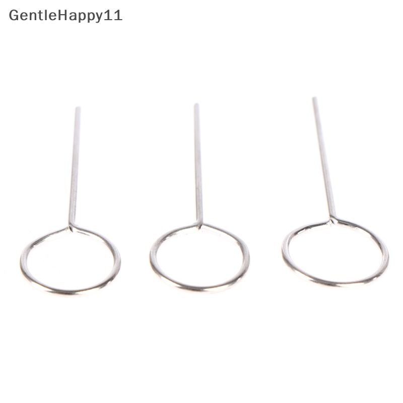 Gentlehappy 20Pcs/lot Universal Sim Card Tray Ejector Eject Pin Alat Pelepas Kunci Untuk id Telepon