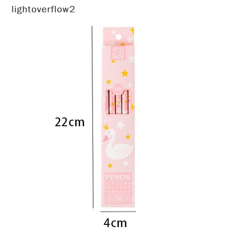 [lightoverflow2] 10pcs Pensil Kartun Lucu HB Lead Paing Drawing Pencil Student Wrig Drawing Sketch Pen Untuk Alat Tulis Sekolah [ID]