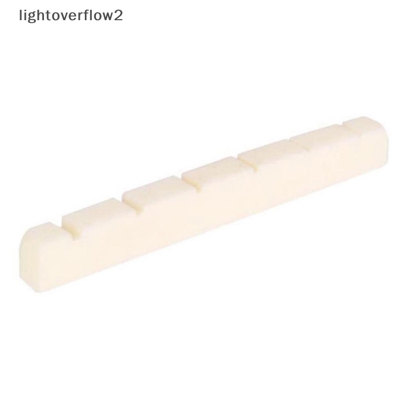 [lightoverflow2] Pengganti Fender Strat Tele ST TL Gitar Elektrik Bone Nut 6 String Guitar Bridge Saddle Aksesoris Instrumen [ID]