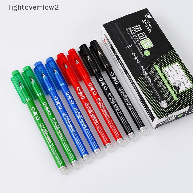 [lightoverflow2] 1pc Magic Erasable Pen Set Warna-Warni 0.5mm Dihapus Gel Pens Pegangan Dapat Dicuci Untuk Perlengkapan Wrig Kantor Sekolah Alat Tulis [ID]