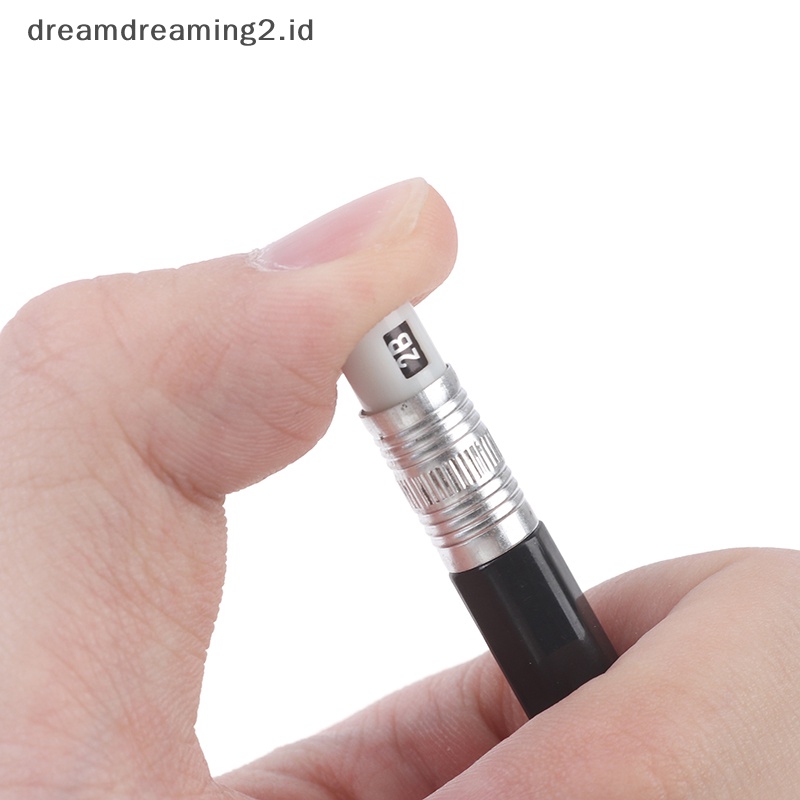 (drea) Tailors Chalk Pencil Patchwork Fabric Marker Pen Dengan 12pcs Refill DIY Jahit//