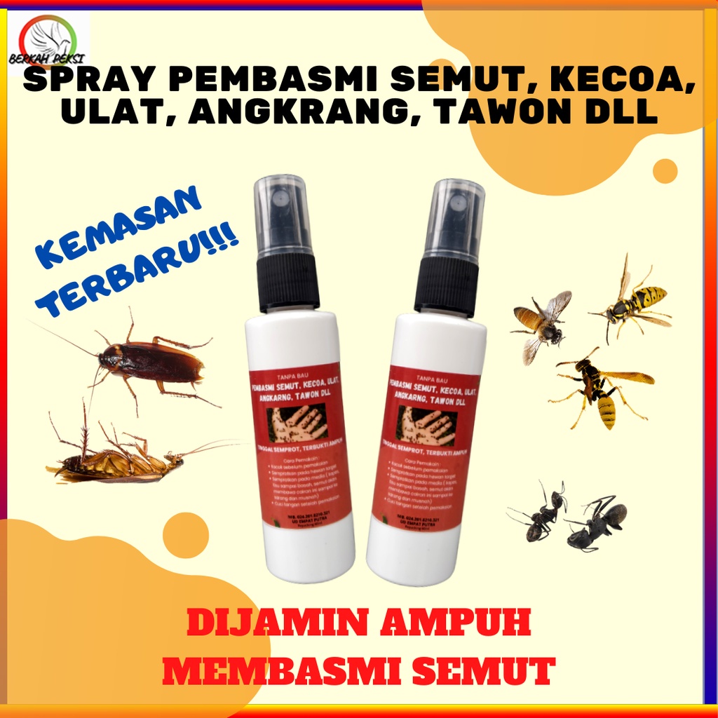 SPRAY SEMPROT PEMBASMI SEMUT RACUN AMPUH  MEMBUNUH SEMUT ANGKRANG RANGRANG RAYAP  TAWON KECOA