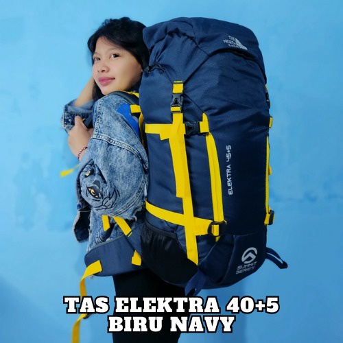 Tas Hiking Carrier Electra 45 + 5 L Gunung OutdoorTas Camping Carrier Hiking